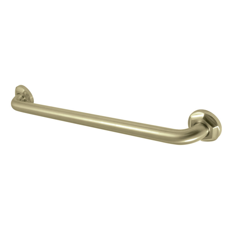 Kingston Brass Metropolitan O.D Grab Bar, Satin Brass, 2.81" H x 26.81" W x 2.75" D
