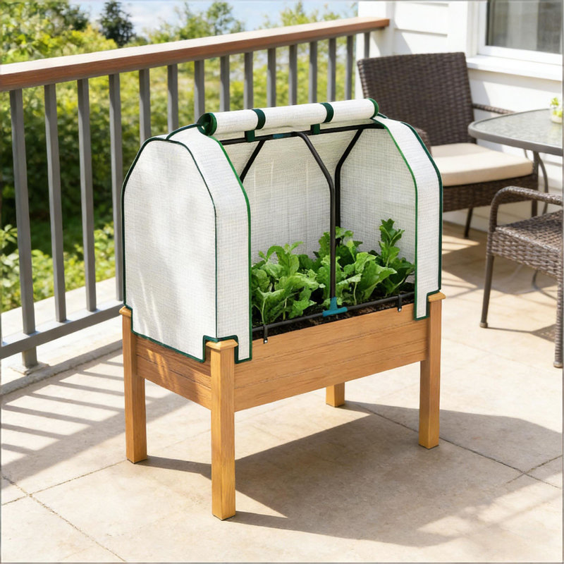 Outdoor Planter Box,Raised Garden Bed, Sand