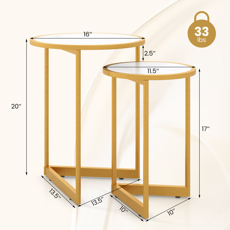 Nid de tables Rennick Mayflower