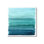 " Gradient Turquoise Brushed Composition " by Allie Corbin Painting Print