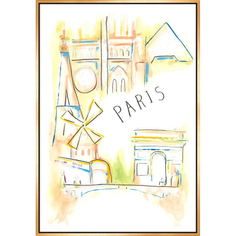 «Map Me V» par Nathan Novac - Peinture sur toile, H 36,5 po x l 25,5 po x P 1,5 po, Image gel brossé