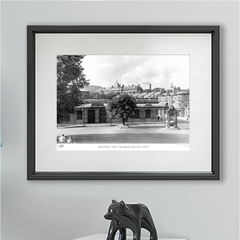 Buxton, The Thermal Baths C1955 - Single Picture Frame Print, 45cm H x 60cm W x 2.3cm D