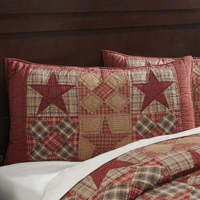 Dawson Star Cotton Patchwork Sham Set