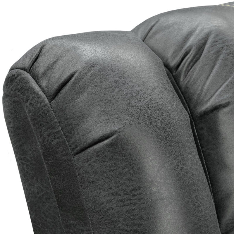 Boran 88'' Faux Leather Reclining Sofa