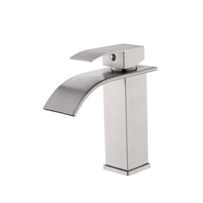 Classic Single Handle Bathroom Faucet Lavatory Faucet Stainless Steel Single Hole
