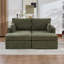 Canapé-lit modulaire en chenille de 63,39 po de largeur avec coussin-1735610391
