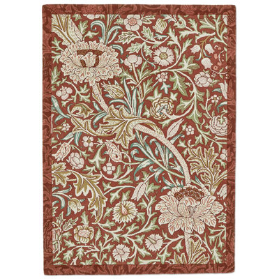 Wool Floral Area Rug