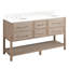 Ensemble de meuble-lavabo double 60 "avec lavabos ovales encastrés Robertson-75246262-75246288-75246265