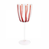 Nuovo Stripe Handmade Wine Glass