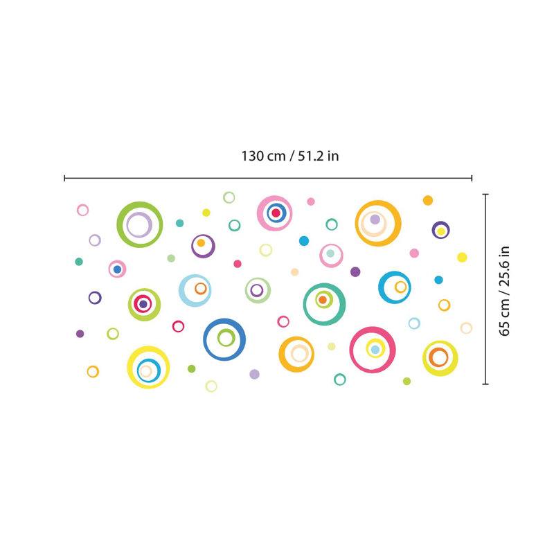 Abstract Non-Wall Damaging Wall Decal