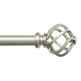 Kamath Steel Adjustable Single Curtain Rod