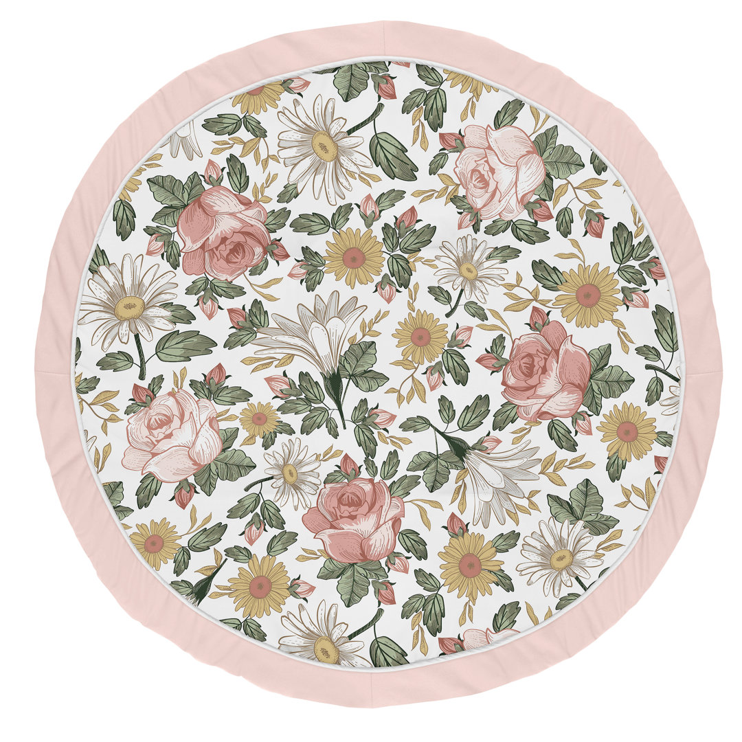 Vintage Floral Baby Fabric Playmat Sweet Jojo Designs