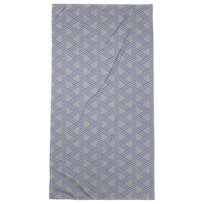 Serviette de bain zigzag classique