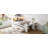 Full Size Daybed With Storage Shelves,Drawers,Trundle,Charging Station,LED Light,Desk And Cabinet-777738598