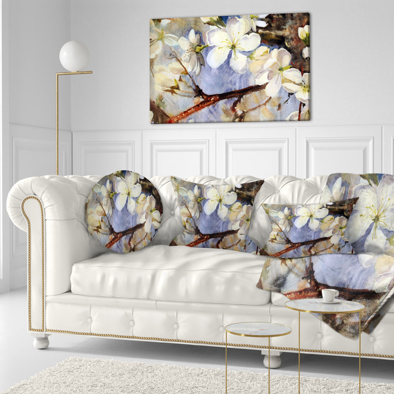 Coussin lombaire floral spring