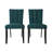 Black Wooden Dining Chair With Linen Cover-1465499066