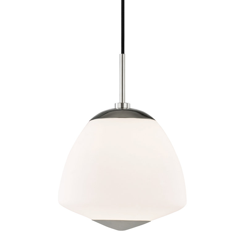 Luminaire suspendu simple à 1 lumière Darby, H 13,75 po x l 10 po x P 10 po, Bronze vieilli