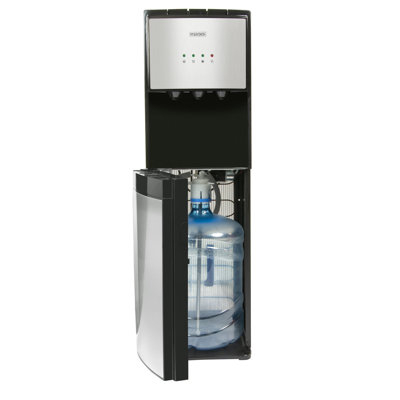 Igloo Hot, Cold & Room Temperature Water Cooler Dispenser, Holds 3 & 5 Gallon Bottles, No Lift Bottom Loading, Child Safety Lock, Perfect For Homes, Kitchens, Offices, Dorms