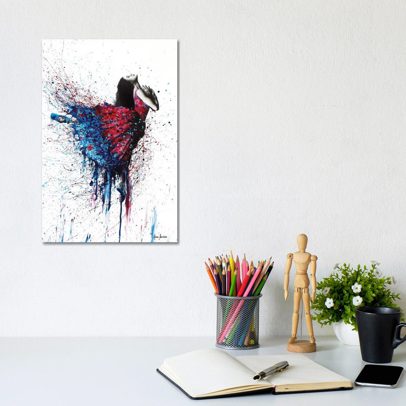 Freedom Dance by Ashvin Harrison - Wrapped Canvas Print, 20.32 cm H x 30.48 cm W