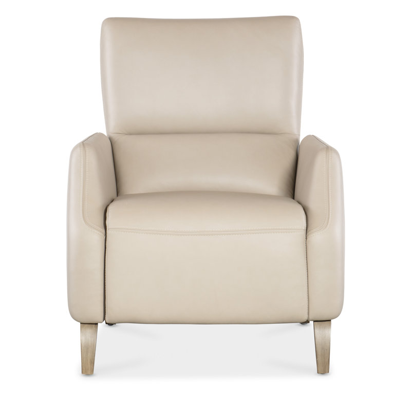 Fauteuil inclinable manuel en cuir véritable 33 po Rumero