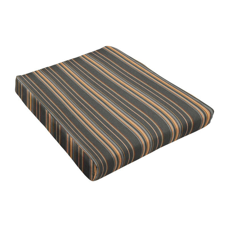 Outdoor 2.5'' Dining Chair Cushion, Greystone