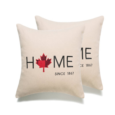 Coussin en lin O Canada