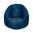100 % polyester bleu foncé est en rupture de stock