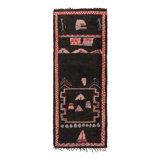 One-of-a-Kind 3'11”x10'4” Hand Knotted Area Rug
