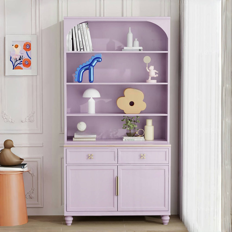 Vitrine moderne, simple et tendance, Mauve