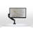 Mount-It Full Motion Height Adjustable Gas Spring Monitor Arm Desk Mount | Fits 13 - 32 In. Screens