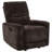 Navarro Chenille Upholstered Reclining Sofa Dark Brown-1560062577