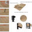 Monarrez 56cm Industrial Pipe Clothing Rack-900544799