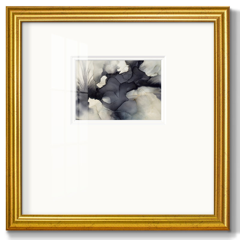 " Sound & Color " Painting Print, 21" H x 21" W, Premium Gold Framed Paper