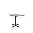 2 Person 30'' L Synthetic Laminate Dining Table
