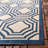 Arneshia Geometric Navy/Gray Indoor / Outdoor Area Indoor/Outdoor Area Rug-840058312