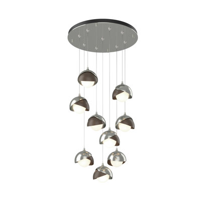 Luminaire suspendu géométrique à 9 lumières Brooklyn