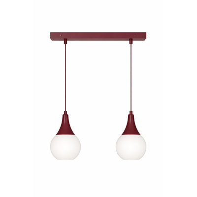 - Light Burgundy Pendant