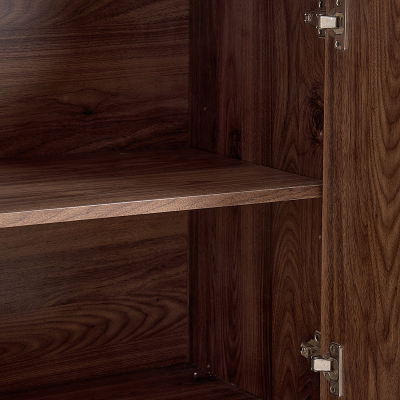 Buffet pour le salon Boho, Walnut, 32" H x 29.38" W x 15.75" D