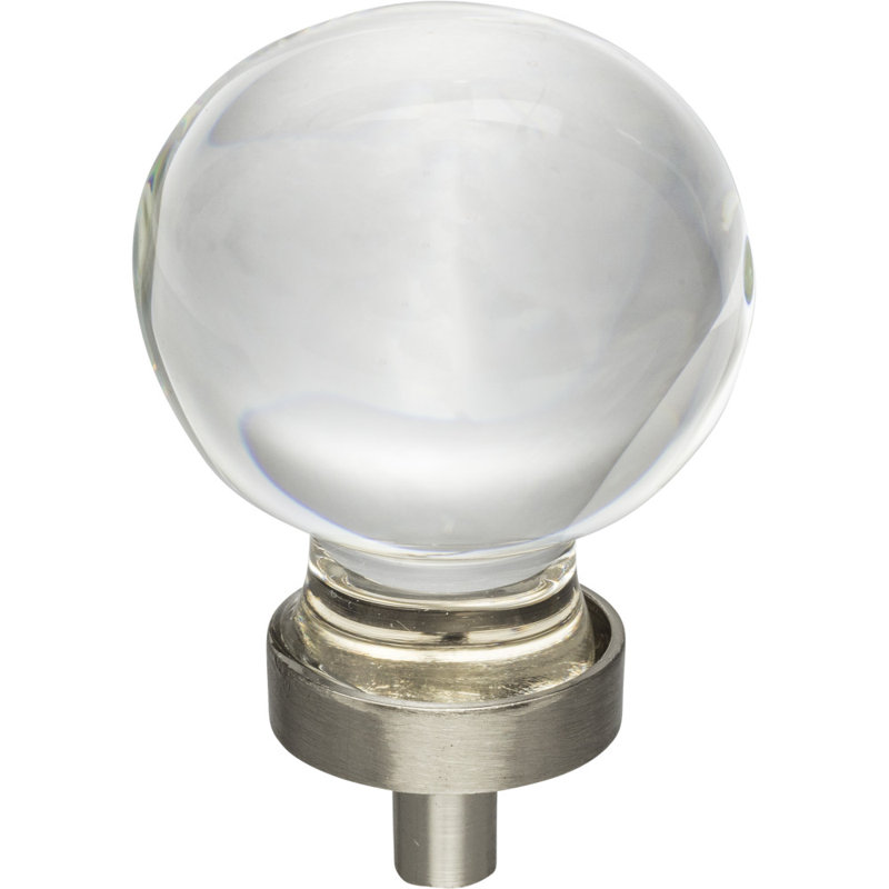 Harlow Round Knob, Satin Nickel, 1 3/8"