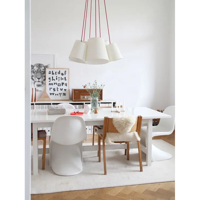 Duquin Shinny Side Chair, White