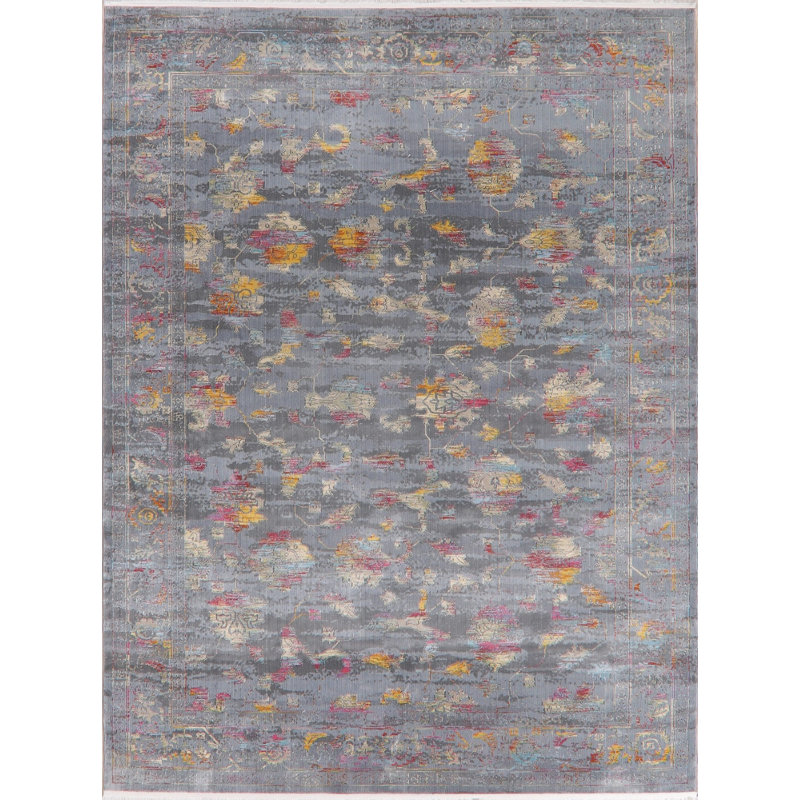 Ruthven Floral Indoor Rug, Rectangle 8' x 10'