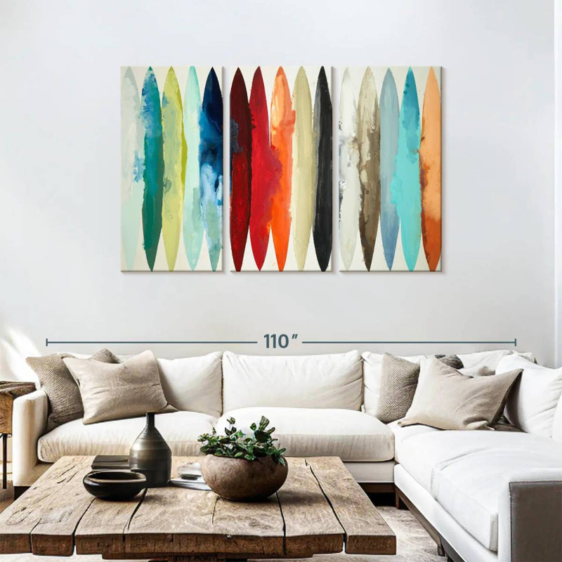 Avery Even Flow I, 48" H x 74" W