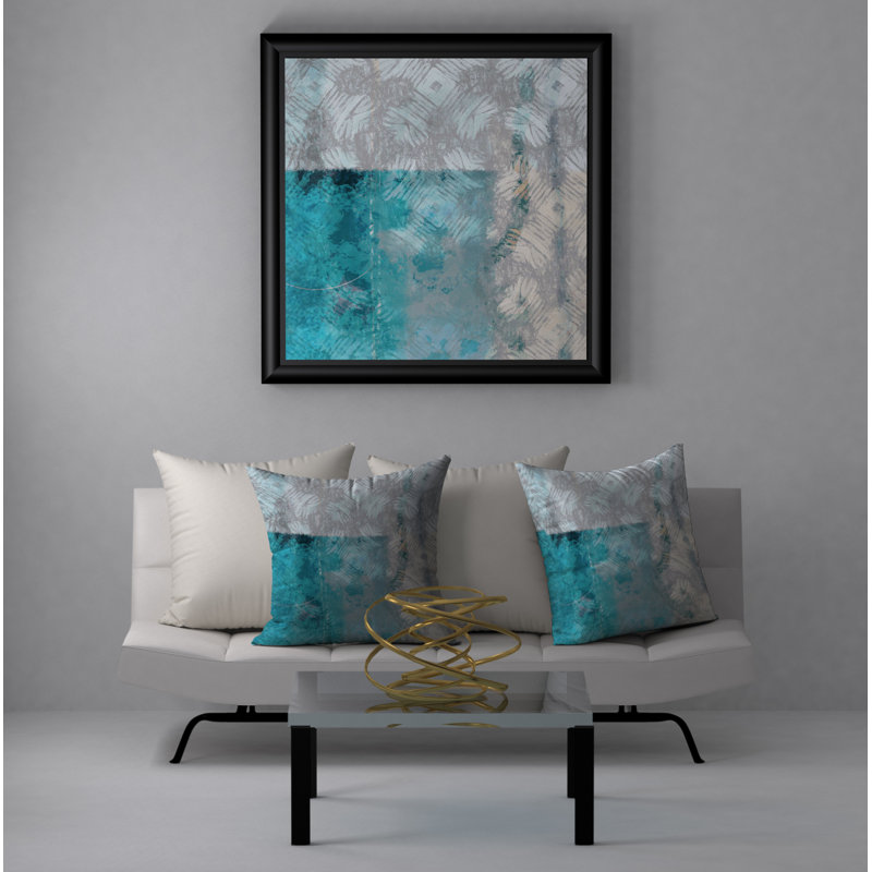 Housse de coussin carrée en fossette swell, 20 po x 20 po
