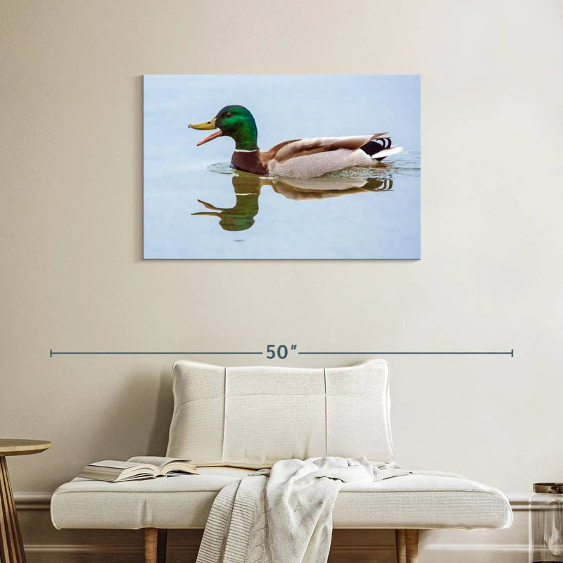 Brampt Floating Mallard Duck, 24" H x 36" W