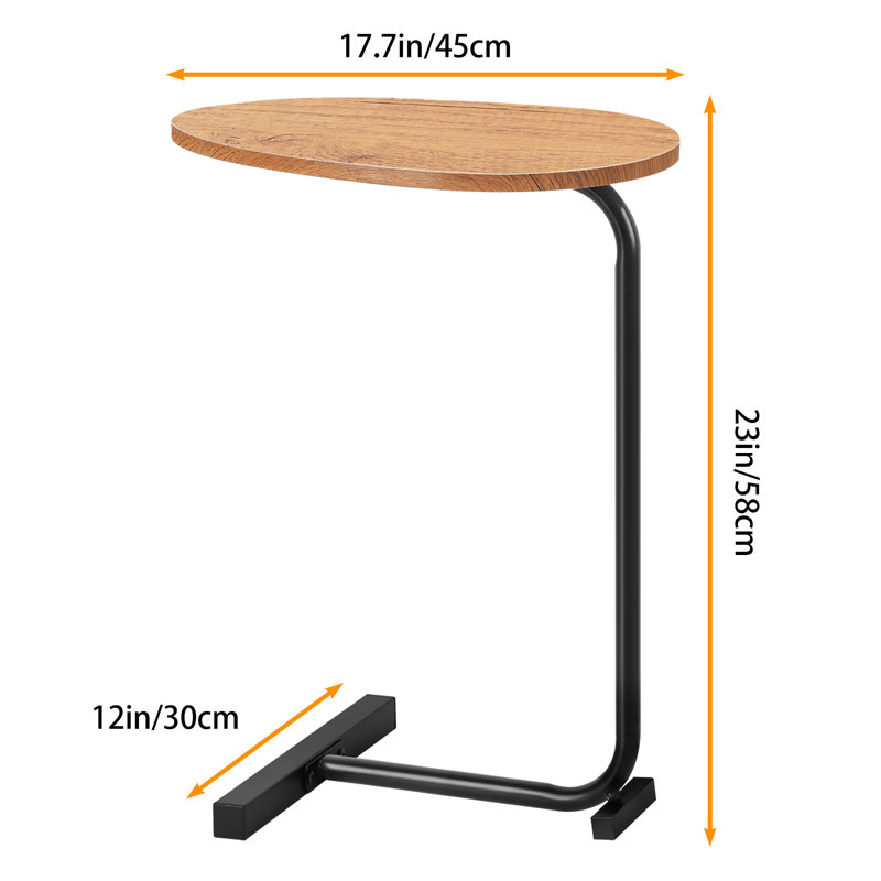 Table d'appoint mobile - brun