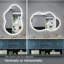 Miroir de salle de bain à DEL Cloud Cloud-239136416