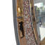 Wood Frame Oval Wall Mirror