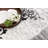 Trawick 10' Gray And Ivory Damask Shag Runner Rug-1209919092