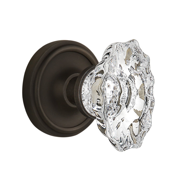 Classic Rosette with Chateau Door Knob, Oil-Rubbed Bronze