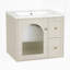 Meuble-lavabo 24 po avec lavabo en céramique-806812843